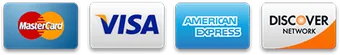 Card brands pictured in the source offer; payment happens with the seller