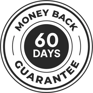 Original Olivaro 60-day money-back guarantee badge